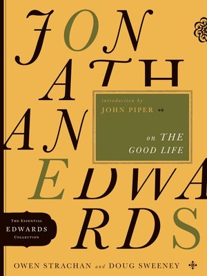 cover image of Jonathan Edwards on the Good Life